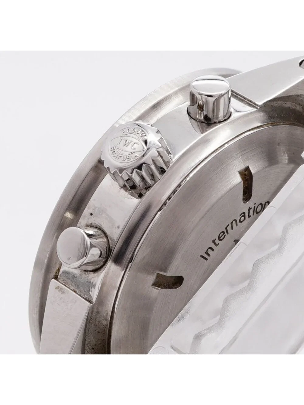 Prada IWC Schaffhausen GST Chronograph Silver Dial Watch